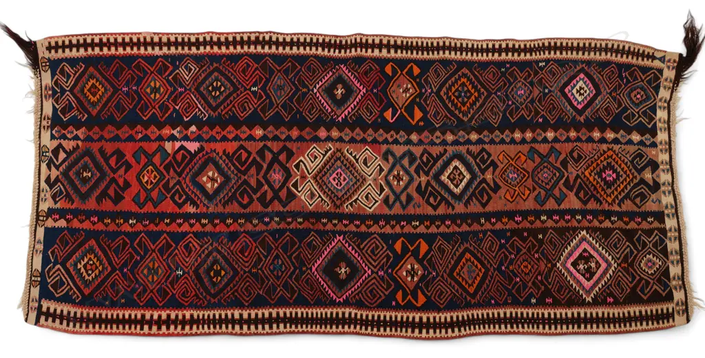 Anatolia wool split flat-weave long carpet, Image 1++